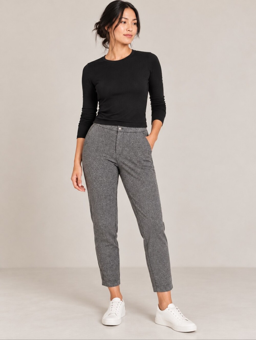 ❤ LULULEMON SLIM LEG CITY TREK TROUSER II ANKLE PANTS, 2 (26)